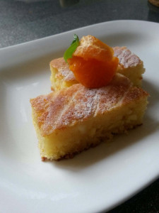 orange paneer cake